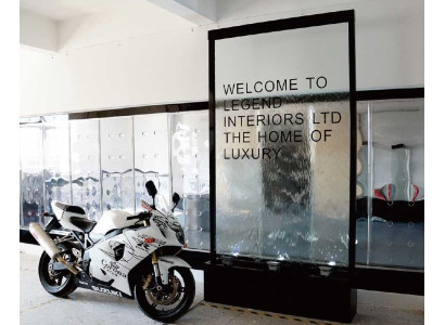 Parete divisoria a cascata d'acqua Colonna Pareti LED 100x300 cm Pareti d'acqua