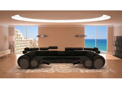 Designer XXL divano componibile divano divano set divano ad angolo tessuto stoffa nuovo