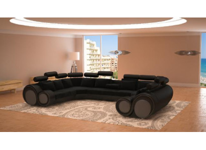 Designer XXL divano componibile divano divano set divano ad angolo tessuto stoffa nuovo