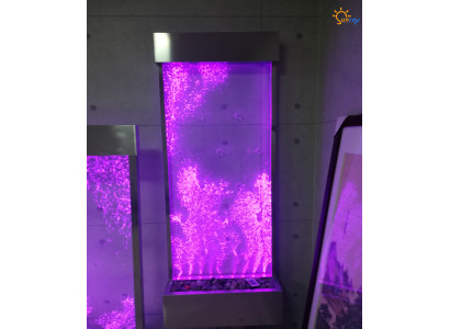 Paratie Scaffale Armadio Parete d'acqua Colonna Pareti decorative Parete d'acqua LED