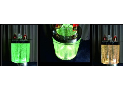 Tavolo Bar a LED Acqua Parete Bar Scaffale Mobili Tavolino illuminato