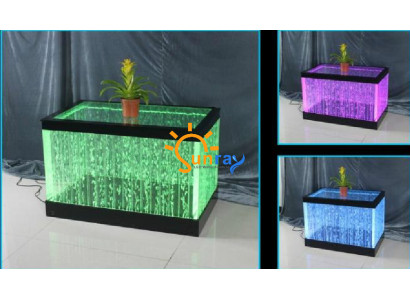 Tavolo design Tavolino d'appoggio Colonne d'acqua Colonna Acqua Divano Tavoli LED