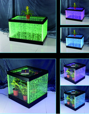 Tavolo Tavolino Design Acqua Colonne Colonna Acqua Divano Tavoli LED