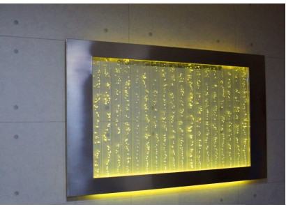 Led Parete d'acqua Design Colonne d'acqua Immagine Cascata Parete Acquario