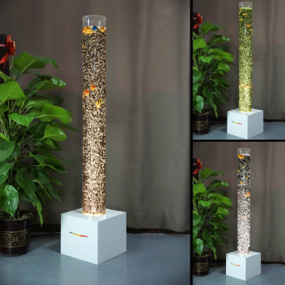 Colonna d'acqua a LED 150cm Decorazione Fontana d'acqua Lampada a colonna d'acqua
