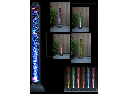 LED Colonna d'acqua 120 cm luce chiara pesce decorazione lampada da terra