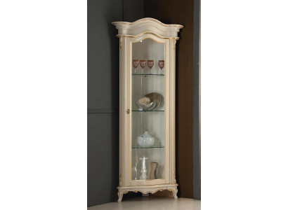 Vetrina soggiorno credenza cassettiera Italia specchio set classico 3 pezzi bianco nuovo.