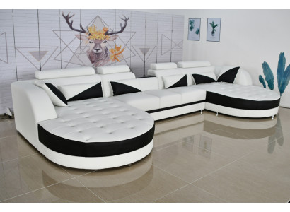 Soggiorno angolare Divano Design Moderno Divano Divani Divano ad angolo Forma a U Tessuto Divano