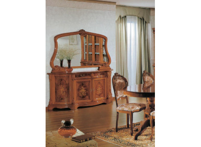 Comò Mobili italiani in legno massiccio specchio 2 pezzi comò credenza armadio legno