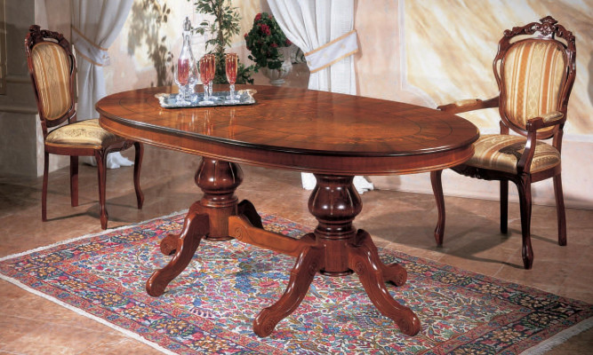 Set da pranzo Set da pranzo Classico in legno massiccio Set di sedie Set 2x sedie 3 pezzi