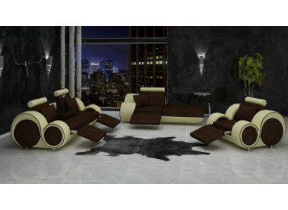 Divano in pelle tessuto di stoffa divano insieme 3+chaise+1 USB divano paesaggio insieme set