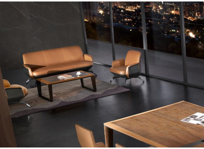 Moderna suite divano divano divano Gruppo 3 posti divano in pelle