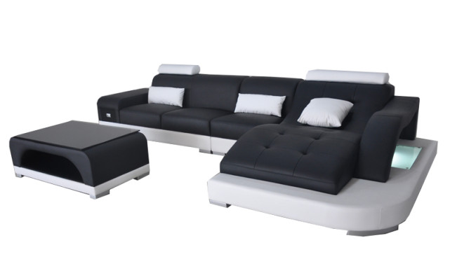 Divano angolare divano imbottito tavolo divani divani salotto lussuoso set