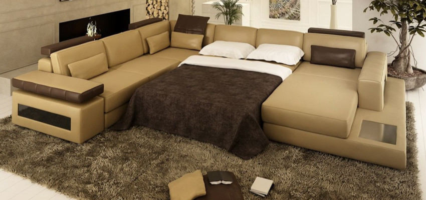 Divano a forma di U Mobili di lusso Divano Composizione di lusso Divani Divano di design in pelle Salotto