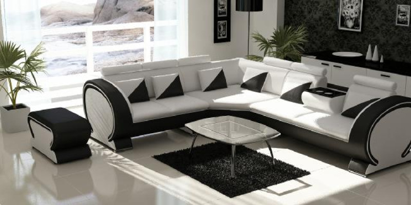 Divano angolare di design, set di divani da soggiorno con USB, imbottito, divano lounge, divani, divani.
