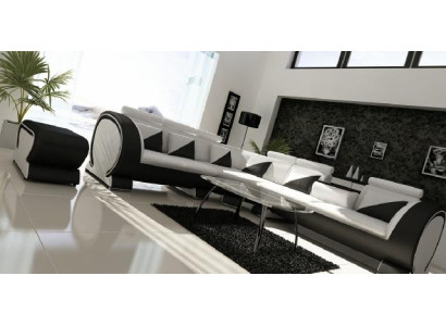 Divano ad angolo design con USB, set di imbottiti per soggiorno.