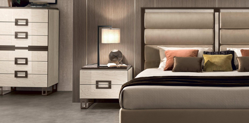 Comodino Comodino per la notte Design Camera da letto Tavolino Comodini Nuovo