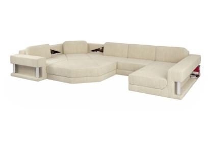 Divano a forma di U Design Divano in tessuto moderno Nuovi divani da salotto Sofà angolare