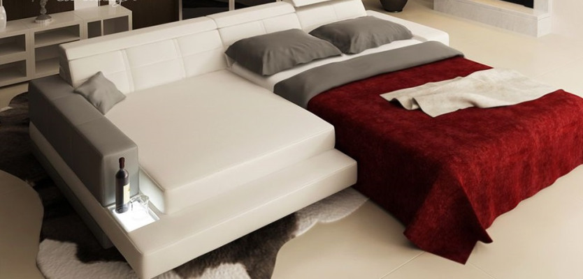 Divano ad angolo design a forma di L con rivestimento in tessuto, divano di lusso per soggiorno con posti a sedere.