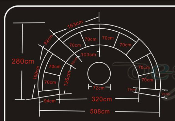 Divano circolare con USB Divano Grande XXL Salotto a soggiorno angolare Divano circolare Divano angolare Imbottito