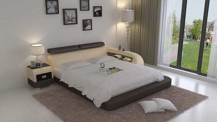 Letto ad acqua hotel letto matrimoniale letti completo letto in pelle letto imbottito acqua LB8801
