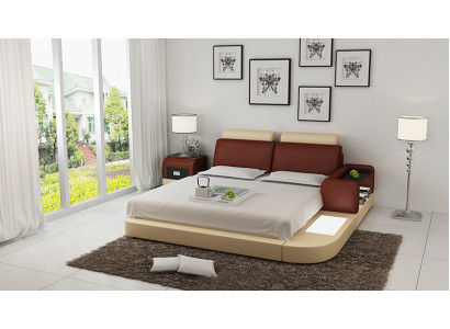 Letto ad acqua Hotel Letto matrimoniale Letti Completo Letto in pelle Letto imbottito Acqua LB8804