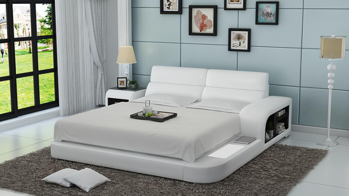 Letto ad acqua Hotel Letto matrimoniale Letti Completi Letto in pelle Letto imbottito ad acqua LB8805