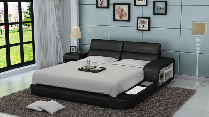 Letto ad acqua Hotel Letto matrimoniale Letti Completi Letto in pelle Letto imbottito ad acqua LB8805