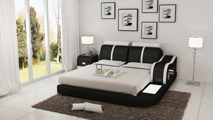 Letto ad acqua Hotel Letto matrimoniale Letti completi Letto in pelle Letto imbottito Acqua LB8811