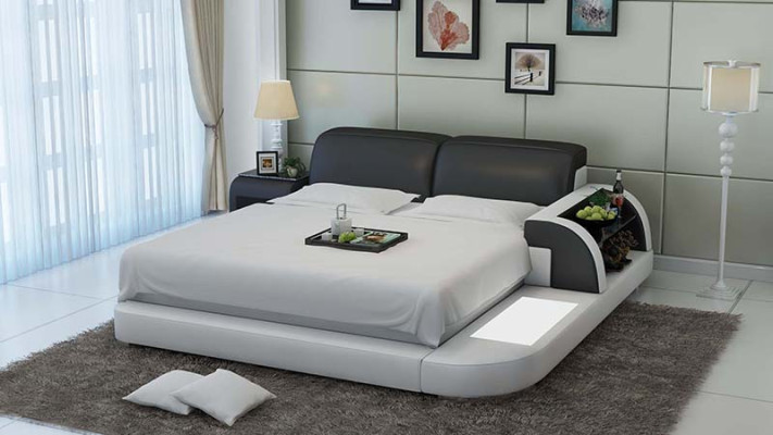 Letto ad acqua Hotel Letto matrimoniale Letti completi Letto in pelle Letto imbottito Acqua LB8812