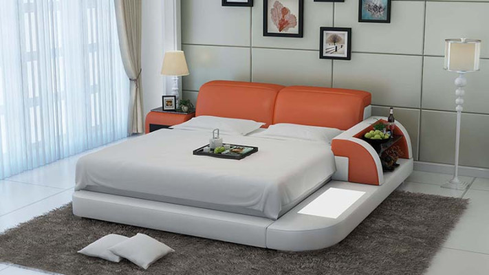 Letto ad acqua Hotel Letto matrimoniale Letti completi Letto in pelle Letto imbottito Acqua LB8812