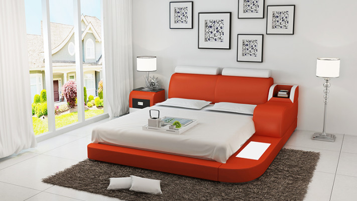 Letto ad acqua hotel letto matrimoniale letti completo letto in pelle letto imbottito acqua LB8813