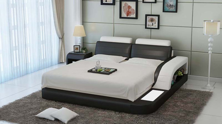 Letto ad acqua hotel letto matrimoniale letti completi letto in pelle letto imbottito acqua LB8814