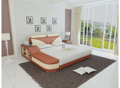 Hotel letto ad acqua doppio letto letti completo letto in pelle letto imbottito acqua LB8817