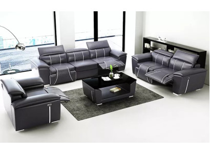 Set di divani 3 posti 2, 1 divano design divani imbottiti moderni tavolo nuovo