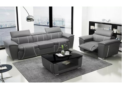 Set di divani 3 posti 2, 1 divano design divani imbottiti moderni tavolo nuovo