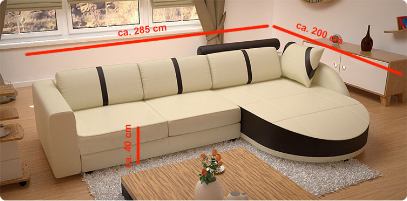 DESIGNER DIVANO LETTO ANGOLO IN PELLE CON USB DIVANO IN PELLE ANGOLARE CON FUNZIONE LETTO
