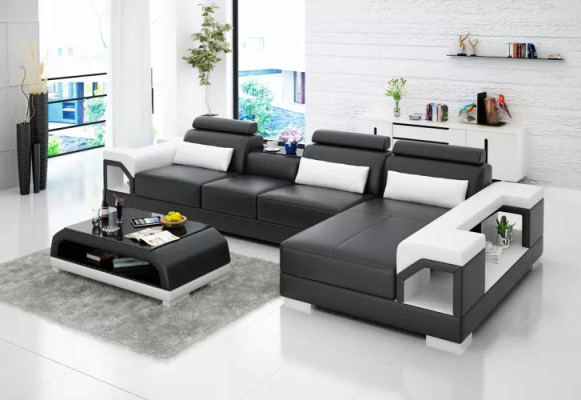 Design divano ad angolo angolo divano divani divano imbottito angolo salotto set di divani 2 pezzi