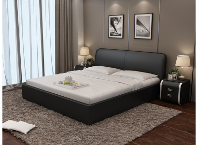 Letto ad acqua, hotel, letto matrimoniale, letti completi, letto in pelle, letto ad acqua imbottito LB8836.