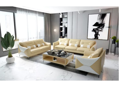 Set divano 3 posti Sofà design divano sofà lusso nuovo design imbottito