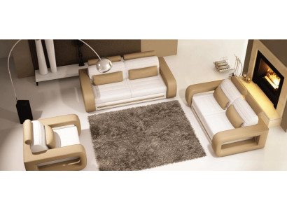Salotto Divano Divano Imbottito Divano in Pelle Divani 3+2+1 Set di Divani Garnitura Nuovo