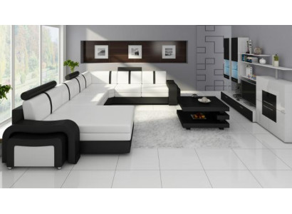 Designer divano sospeso in pelle divano ad angolo divano in pelle NUOVO.