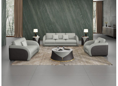 Mobili di design esclusivi, divano a 32 posti, imbottitura in tessuto, 2 pezzi. Paesaggio abitativo.   Mobili di design esclusivi, divano a 32 posti, imbottitura in tessuto, 2 pezzi. Paesaggio abitativo.