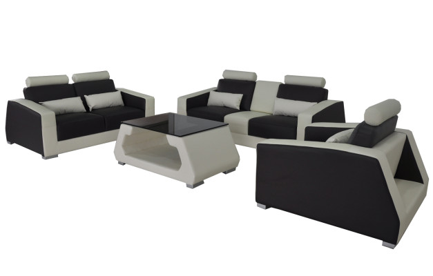 Set di divani moderni 3+2+1 posti a sedere Design Divano imbottito Divano Divani