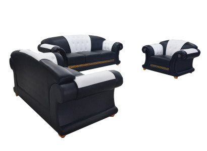 Classica imbottitura in pelle per divano 321 gruppi imbottiti imbottiti USB