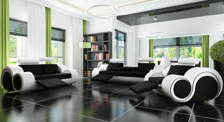 DIVANO IN PELLE 321 SET DIVANO SEDUTA RELAX SET DI POLTRONE DIVANO SET DIVANO