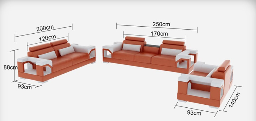 3+2+1 set in pelle divano divano imbottito divani divani soggiorno