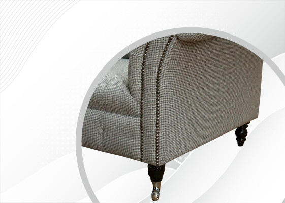 Chesterfield divano a 3 posti design divani imbottiti in tessuto textile