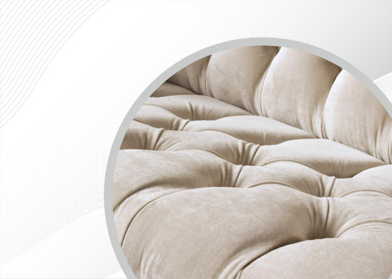 Chesterfield 3 posti Nuovo imbottito Sedia Divano Set Big Divani