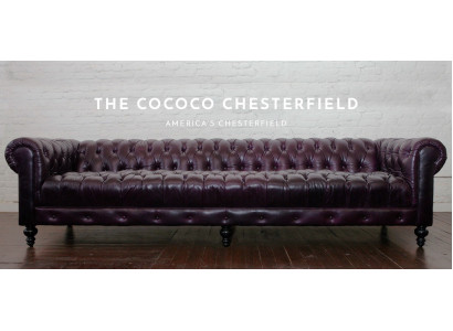 Divano Chesterfield in pelle designer tessuto seduta imbottita set di design